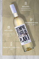 SIEMPRE TENGO UN PLAN B WHITE BLEND 750ML - 2025 - VINHO FINO BRANCO SECO