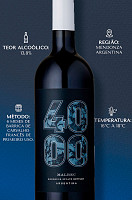 4000 RESERVA BLUE MALBEC - 750ML - 2020 VINHO FINO TINTO SECO